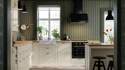 bodyn offwhite cabinets with stainless steel handles|ikea bodbyn Off-White cabinet.